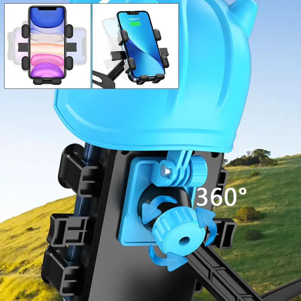 Motorcycle Helmet Phone Holder | Waterproof Sun Shade Mount