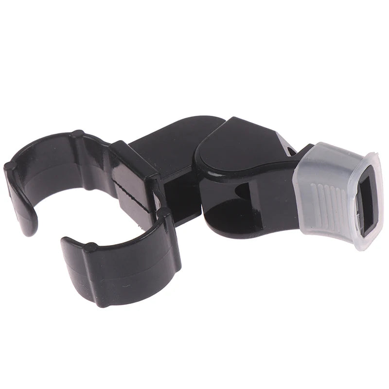Black Plastic Pealess Finger Grip Sports Skate Soccer Football Referee Mouth Whistle Grip Whistle For Referees And Coaches Oasis Select