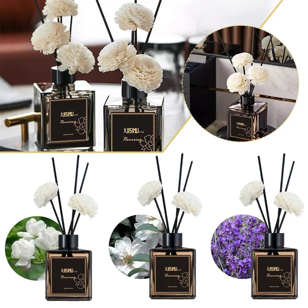 50ml Flameless Reed Diffuser – Natural Essential Oil Fragrance
