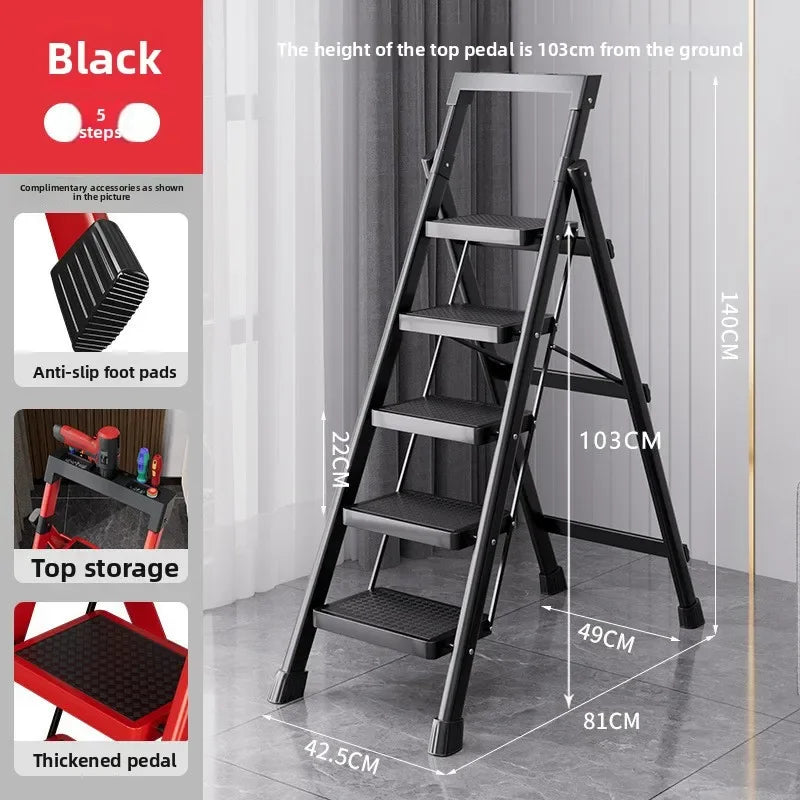 Herringbone Ladder Household Folding Telescopic Multifunctional