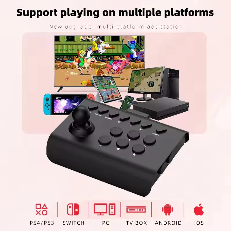 AyeBeau Arcade Bluetooth Gamepad – Switch PS4 PS3 PC iOS Android