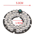 IR 36 LED Light Board Infrared Lamp Board Module for Day Night Vision Camera Security Camera High Definition IR LED 90 degrees Oasis Select one size