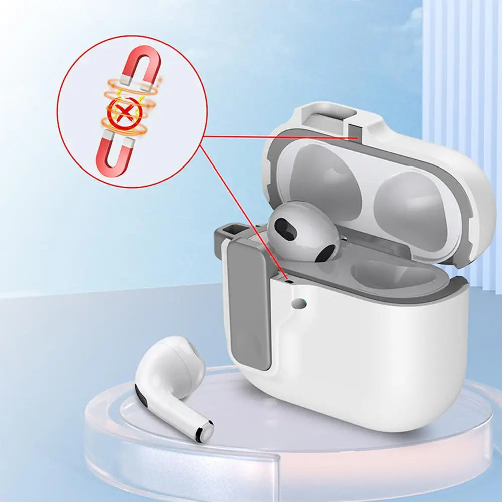 Silicone Case for AirPods 4 – TPU+PC Protective Cover