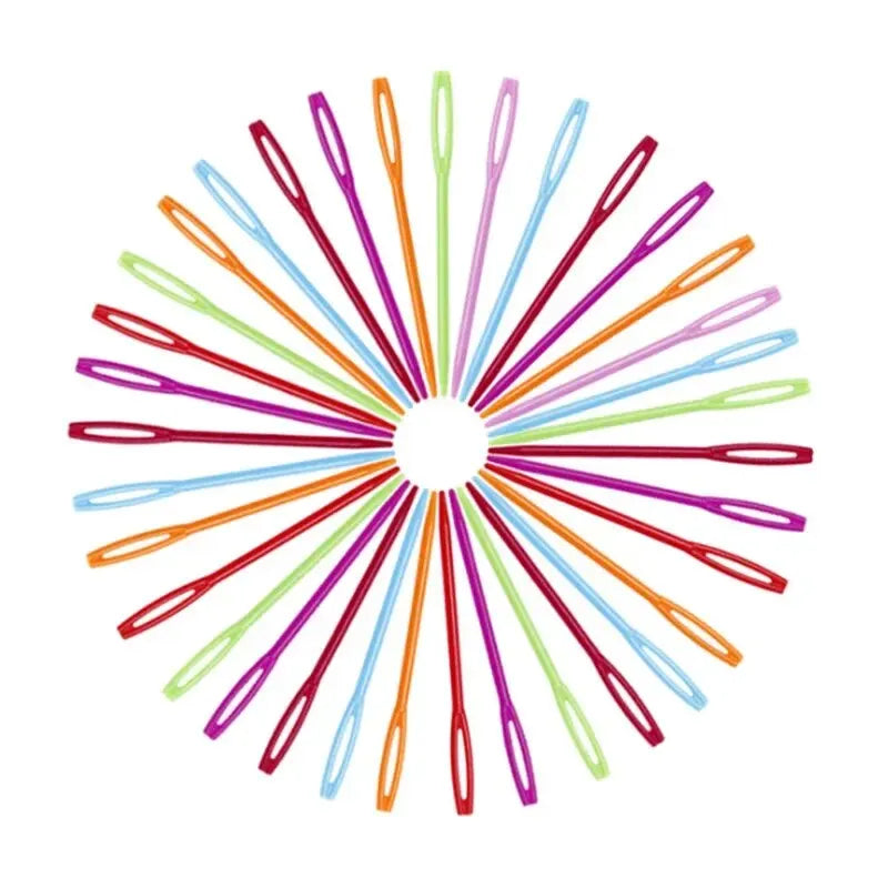 30-Piece Plastic Crochet Hooks & Knitting Needles Set | DIY Yarn Crochet Hook Set Oasis Select
