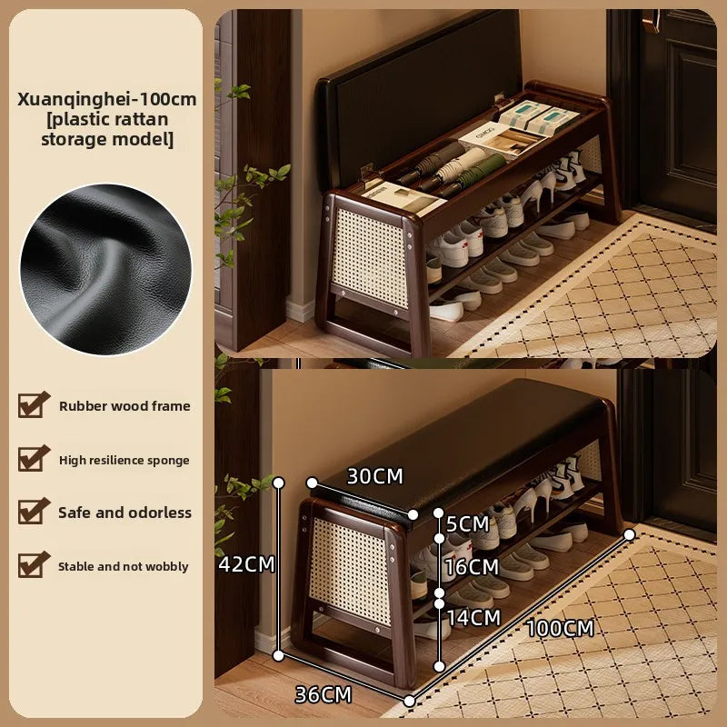 shoe change stool shoes can be worn at home, the shoe cabinet can be integrated and stored, and the entrance is narrow. Oasis Select Storage 100