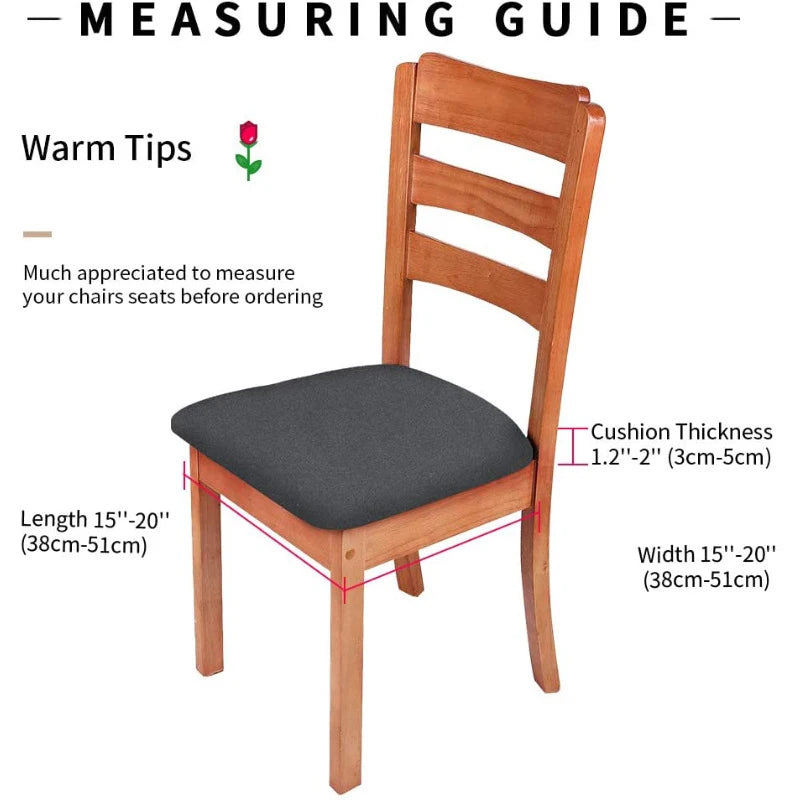 Dining Room Chair Cover Seat Covers Spandex 13solid Colors Removable Washable Elastic Cushion Covers For Home Oasis Select