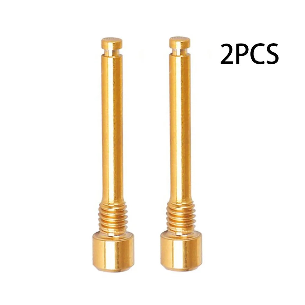 Brake Titanium Bolt Pin Inserts Screw Screw Titanium Bolts 1 Pair 2-4N.M Bicycle Disc Hot New Quality Material Oasis Select Gold