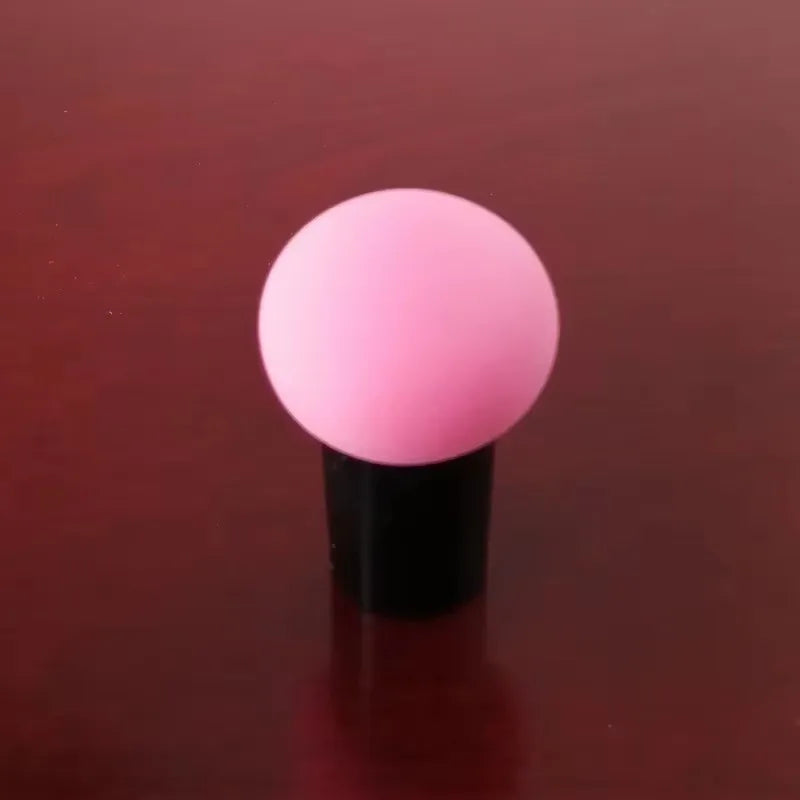 1/2pcs Color Mushroom Head Cosmetic Puff With Protective Cap Loose Powder Foundation Puff Air Cushion Sponge Makeup Egg Makeup Oasis Select 1pcs Pink