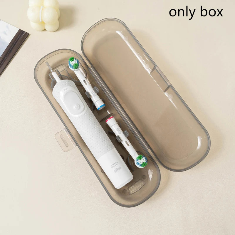 Universal Electric Toothbrush Case Toothbrush Storage Box Organizer Portable Travel Outdoor Electric Toothbrush Protective Cover Oasis Select Black