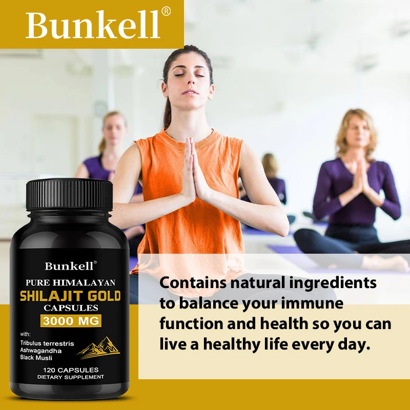 Shilajit Extract Capsules – Energy, Immunity & Mental Clarity Herbal Supplement Oasis Select