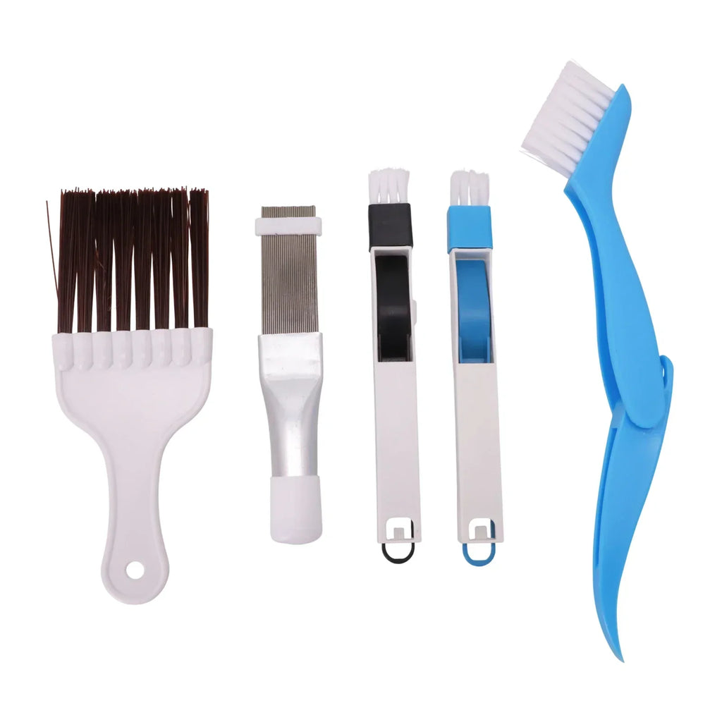 5 Piece Air Conditioner and Refrigerator For Cleaning Brush Set Essential Tools for Deep For Cleaning Tight Spaces Oasis Select