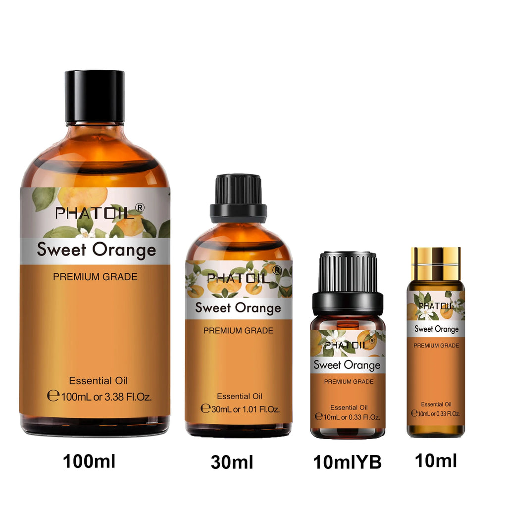 PHATOIL Pure Essential Oils – Aromatherapy Diffuser 10ml–100ml
