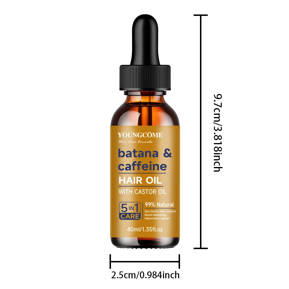 Batana & Caffeine Hair Treatment Oil – Strengthen & Condition Hair Treatment Oil Oasis Select 40ML