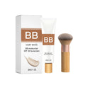 Sunscreen BB Cream Cover Face Fine Lines Prevent Sun Burn Brightening Skin Concealer Liquid Foundation Makeup Kit SPF 30 PA +++ Oasis Select Ivory White