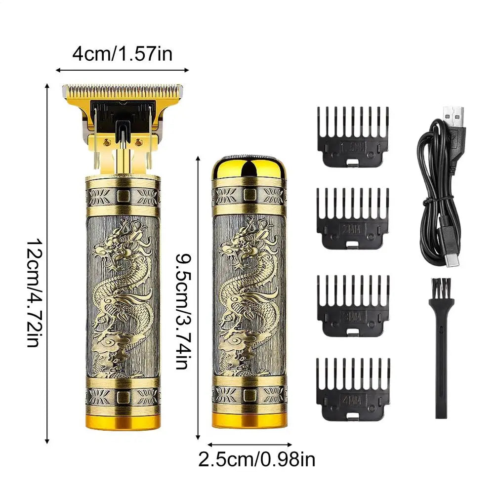 Men's Electric Hair Clipper & Shaver Set | USB Rechargeable Kit Hair Clipper Set Oasis Select China Mainland 02