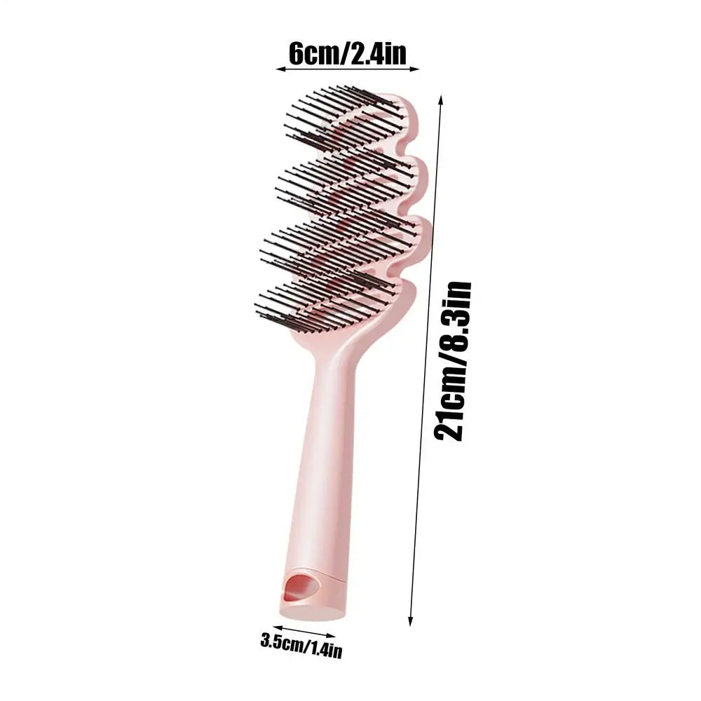 Hair Brush Styling Grooming Scalp Comb Anti-static Massage Combs Salon Wet Hair Brush Women's Hairdressing Styling Tools Oasis Select Pinks