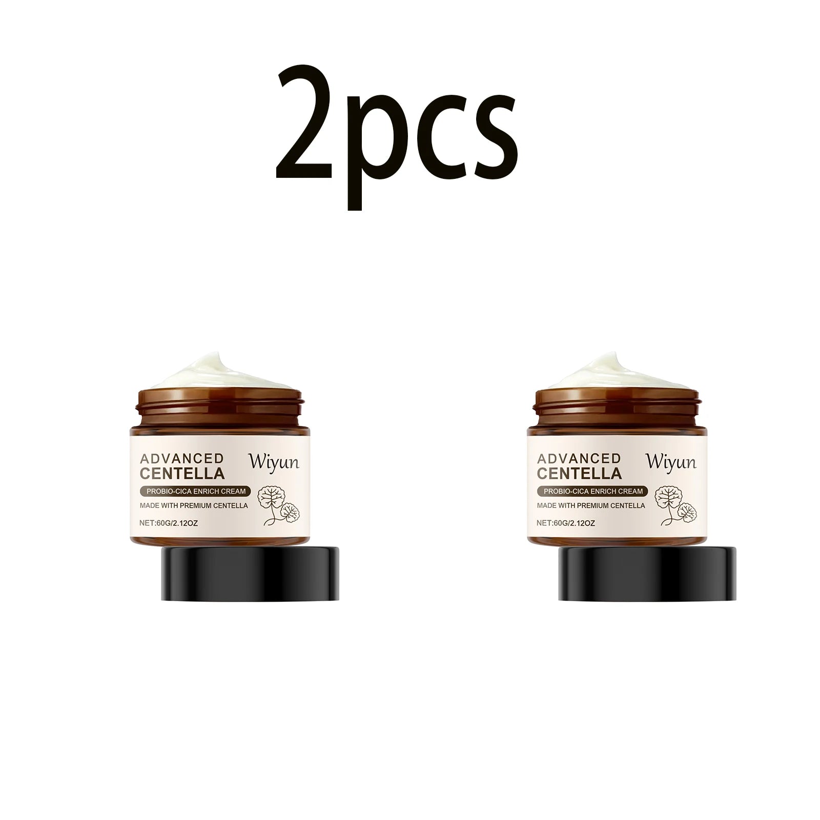 Centella Probiotic Soothing Cream Soothes Redness Hydrates Dry Skin Improves Elasticity Smoothing Brightening Facial Cream Oasis Select 60gx2boxed