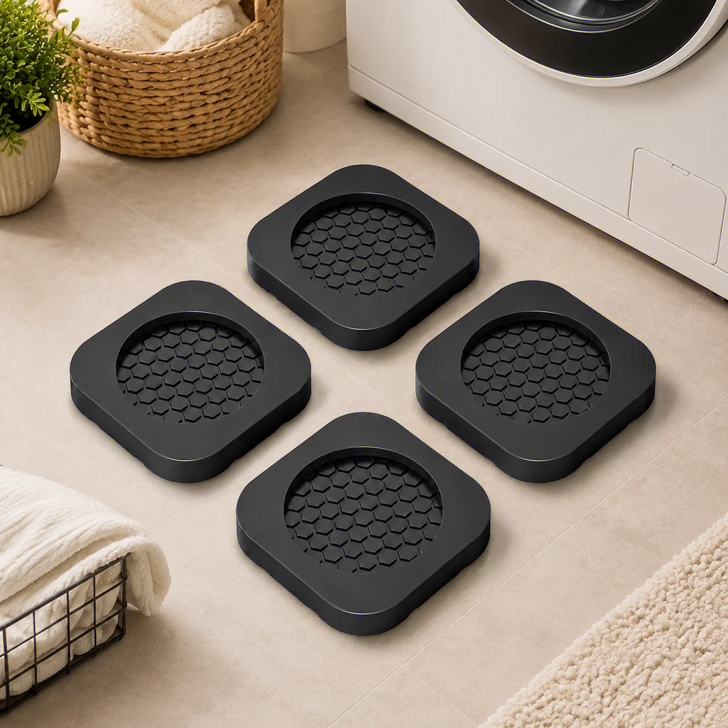 4Pcs Heavy Duty Anti Vibration Feet Pads Silent Anti Slip Dampers Stands for Washing Machine Refrigerator Furniture Oasis Select