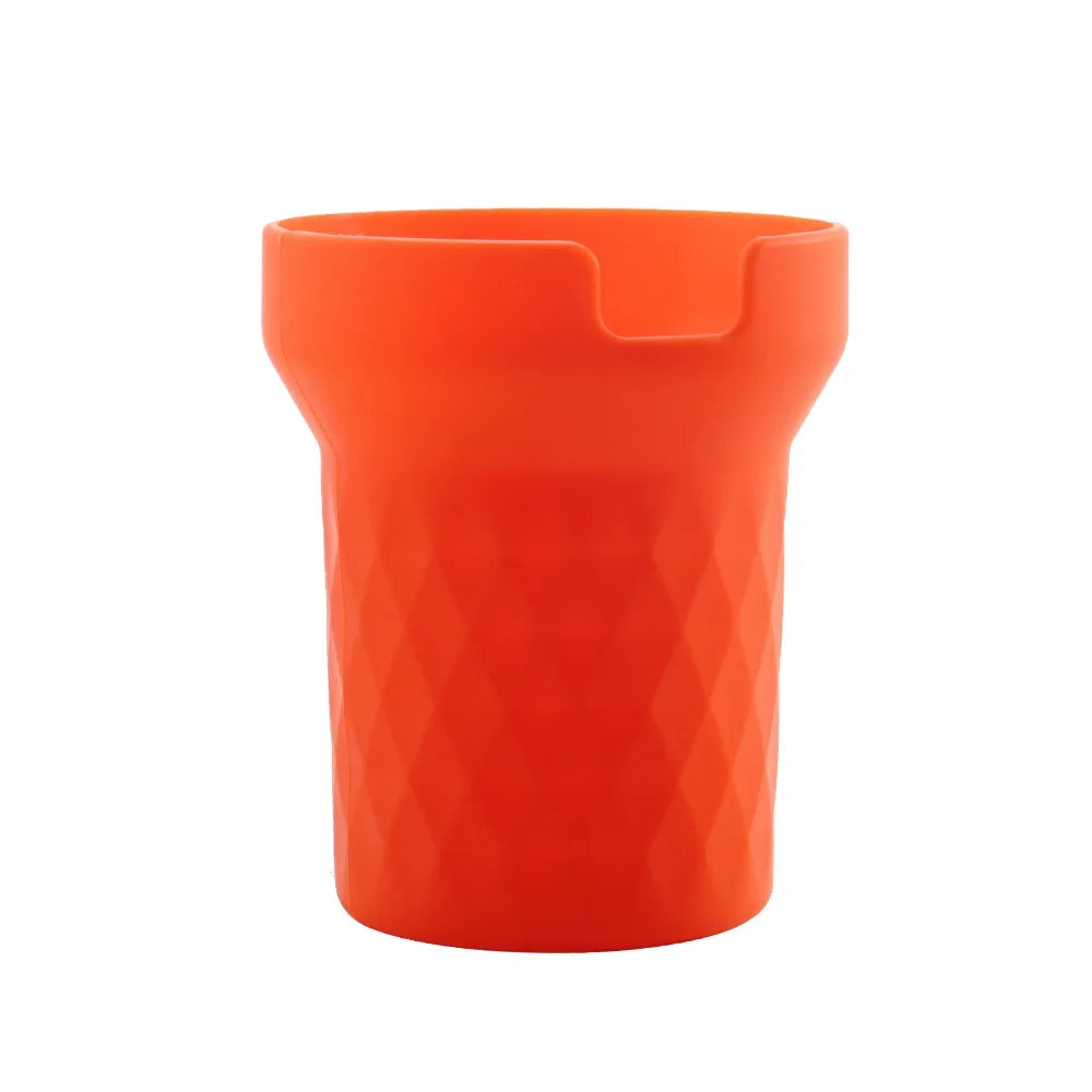 Silicone Boot For Stanley Cup 30oz / 40oz Quencher Boot Sleeve Cover Fit With Stanley H2.0 And Quencher Adventure Tumbler Oasis Select Orange-40oz