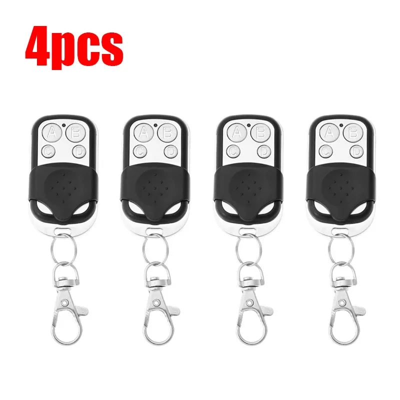 1/2/3/4/5/6PCS Smart Copy Duplicator 433mhz Remote Control 4 Button Electric Garage Door Gate Remote Cloning 433 MHz Transmitter Oasis Select 4pcs