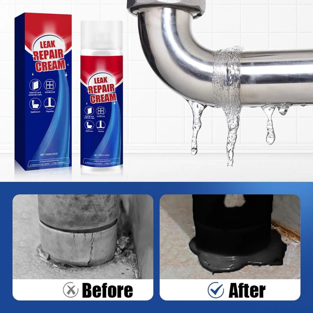 Leak Repair Waterproof Sealant Super Strong Bonding Household Seal Repair Tool Mighty Sealant Cream Coating Sealant 100g Oasis Select