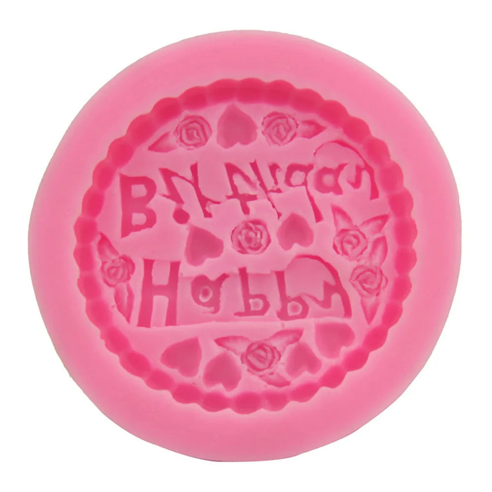 Happy Birthday Silicone Cake Mold | Fondant & Chocolate Baking