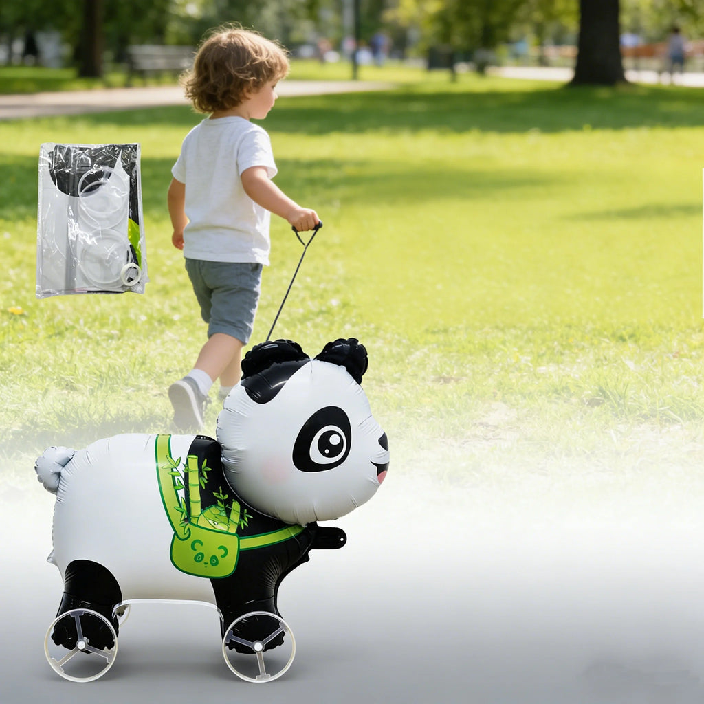 Walking Animal Foil Balloons with Wheels – Kids Party Decor