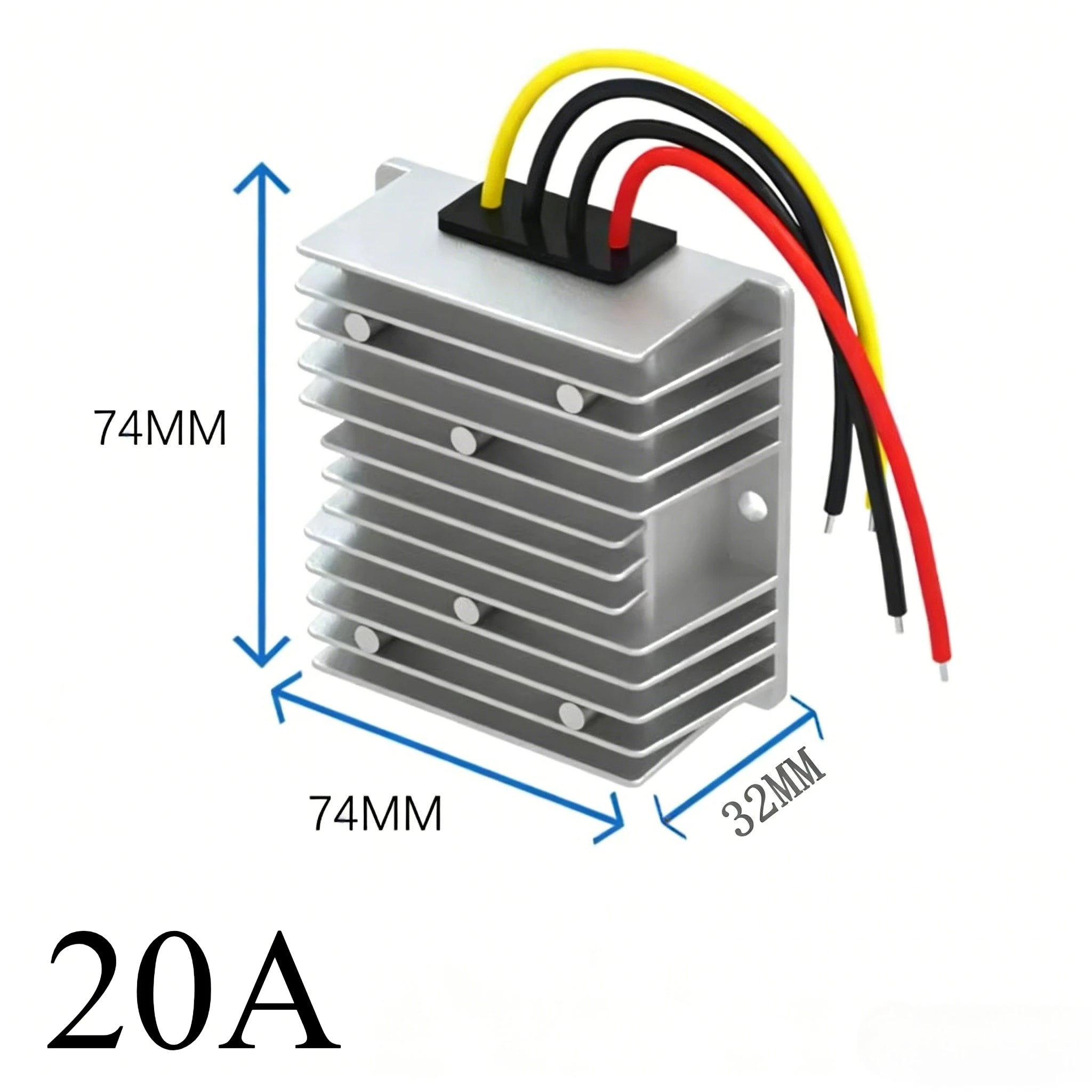 9-36V to 12V 13.8V/15V/19V 20V/24V Power Supply Regulator Module 5A-30A Car Voltage Regulator DC-DC Buck-Boost Waterproof Oasis Select 20A 10-36V 20V