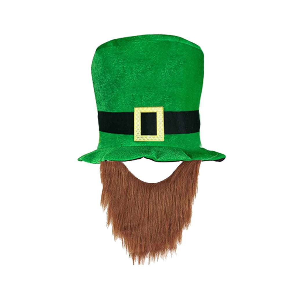 Green Leprechaun Stovepipe Hat – St. Patrick's Day Irish Top Hat Costume Hat Oasis Select F One Size