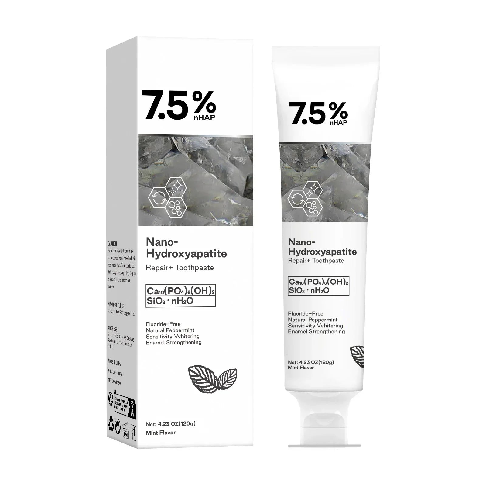 Hydroxyapatite Enamel Repair Toothpaste – Whitening & Fresh Breath