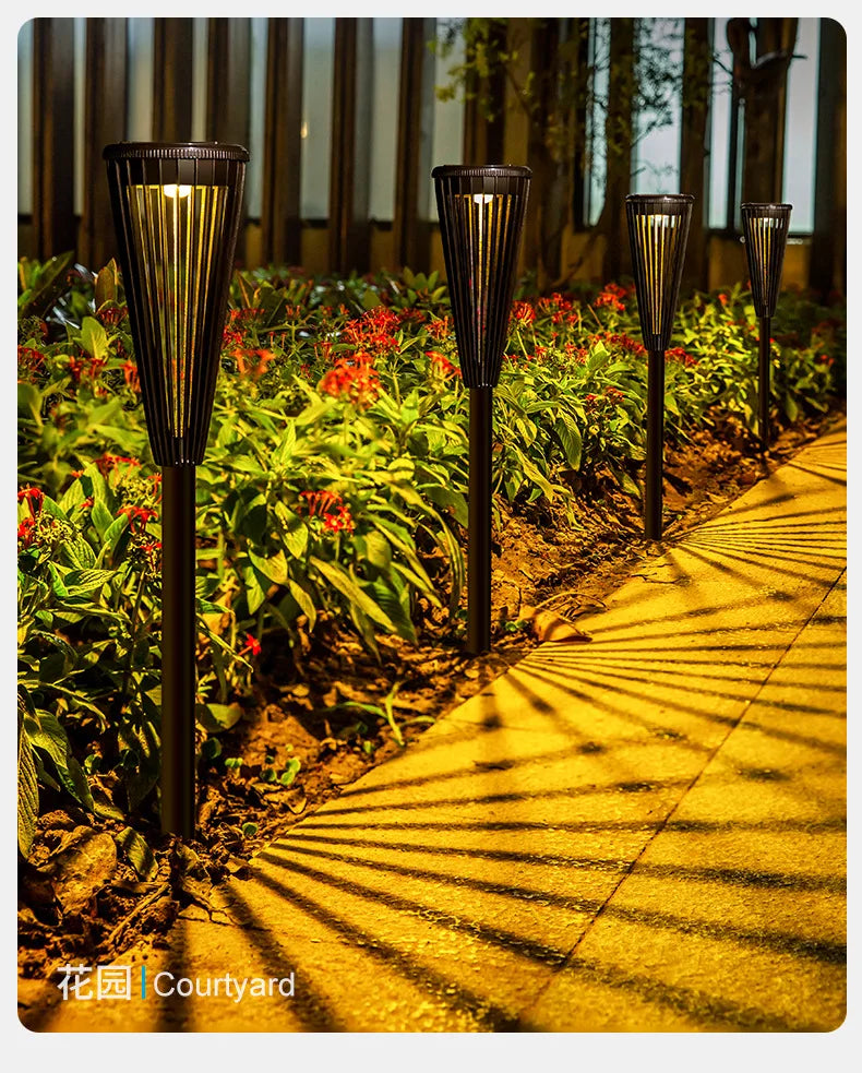 Beta Lamps, Solar Lamps, Outdoor Courtyard and Garden Decoration, Led Ambient Lamps, Ground Insert Lawn Lamps Oasis Select White light and warm