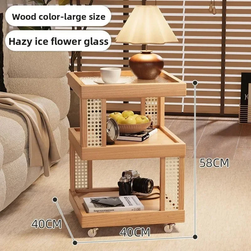 Multi-functional Household removable sofa side coffee table cabinet bedroom small side storage cabinet Oasis Select Primary color C
