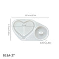 Double-layer Standing Photo Frame Silicone Resin Mold for DIY Handmade Resin Casting Tabletop Home Decor Craft Oasis Select A