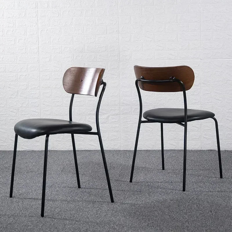 Light luxury back chair Nordic dining chair custom soft bag seat cushion wrought iron dining table chair wholesale negotiation Oasis Select