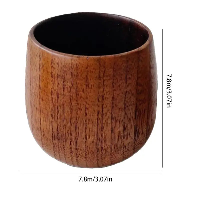 Wooden Whiskey Cup Bourbon Drinking Wooden Cup 2pcs Rustic Vintage Cool Bottle for Birthday Wedding Christmas Travel and Home Oasis Select