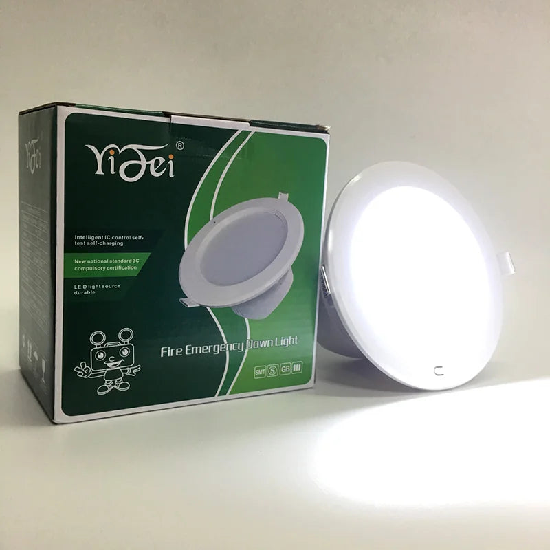LED Emergency Downlight Battery Backup 90min Recessed Ceiling