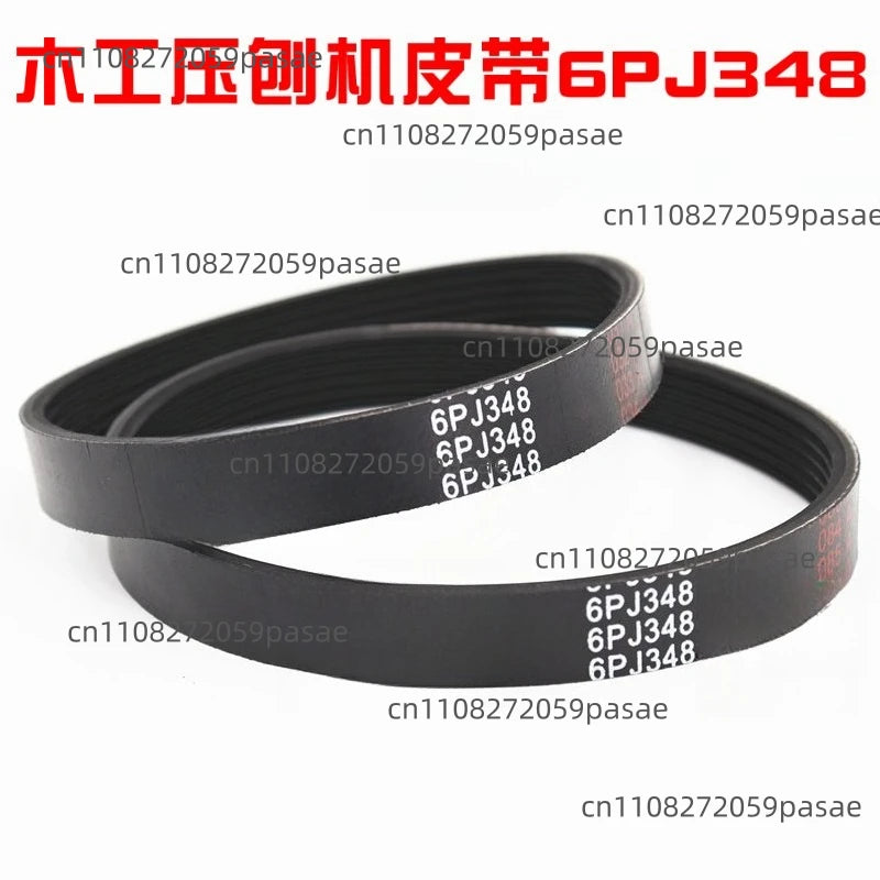 6PJ348 Poly V-Ribbed Belt 13" for Woodworking Planer Machine