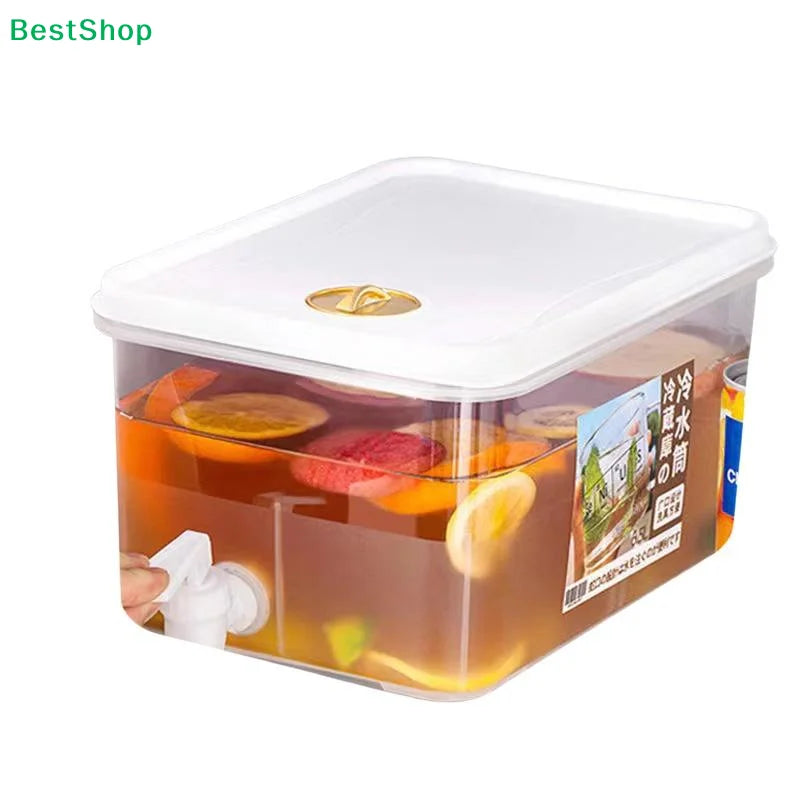 6.5L Cold Water Pitcher Dispenser with Spigot | Fridge Jug