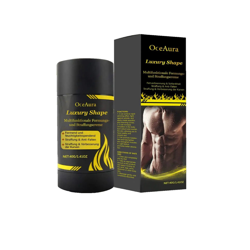 Firming Cream for Men Shaping Fat Burning Reduce Cellulite Improve Sagging Skin Enhancer Abdominal Muscle Tightening Cream Stick Oasis Select 40g boxed