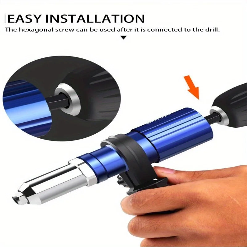SLADE Electric Rivet Nut Gun Drill Adapter 2.4–4.8mm Rivet Gun Adapter Oasis Select