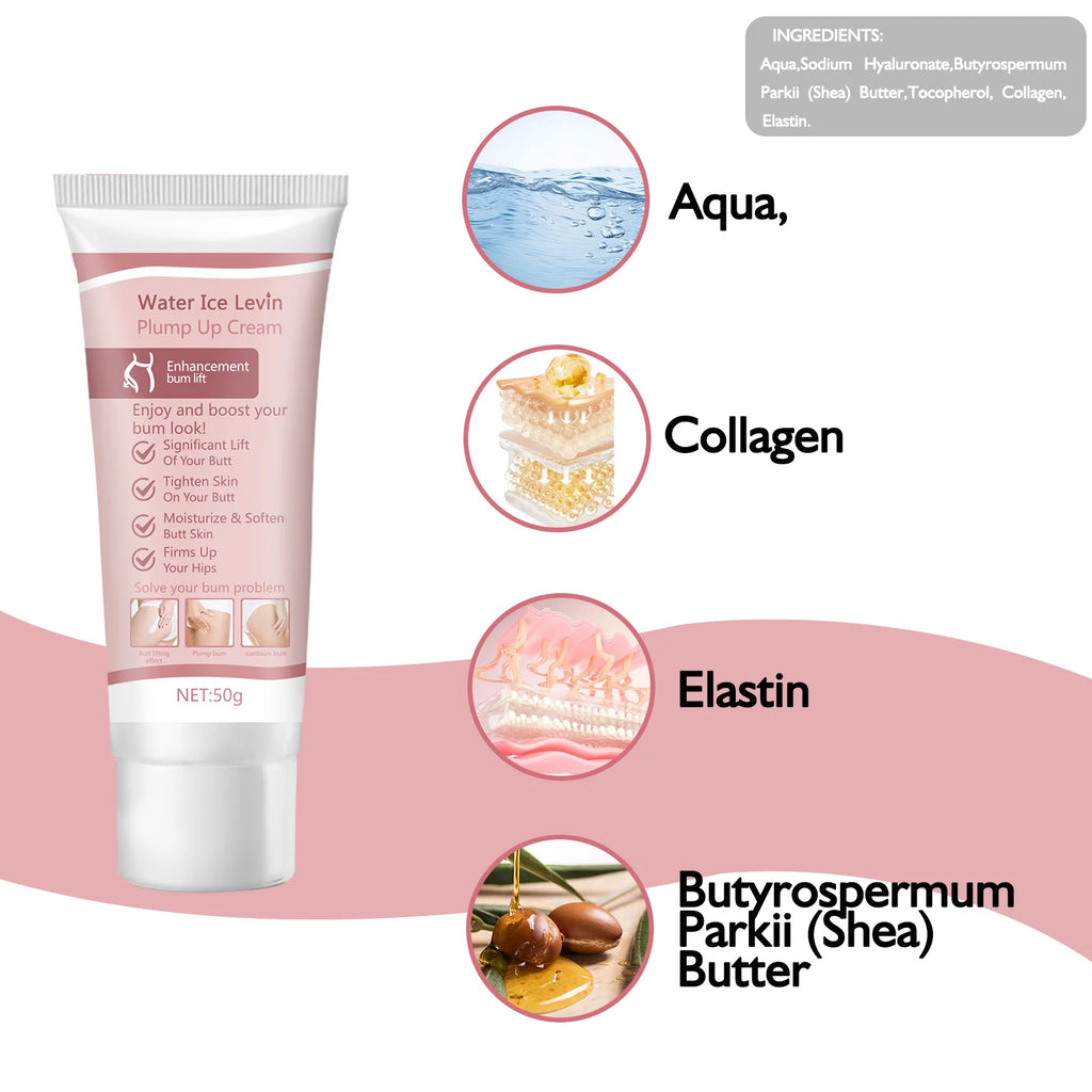 Hyaluronic Acid Butt Lifting & Firming Cream – 50g Body Firming Cream Oasis Select