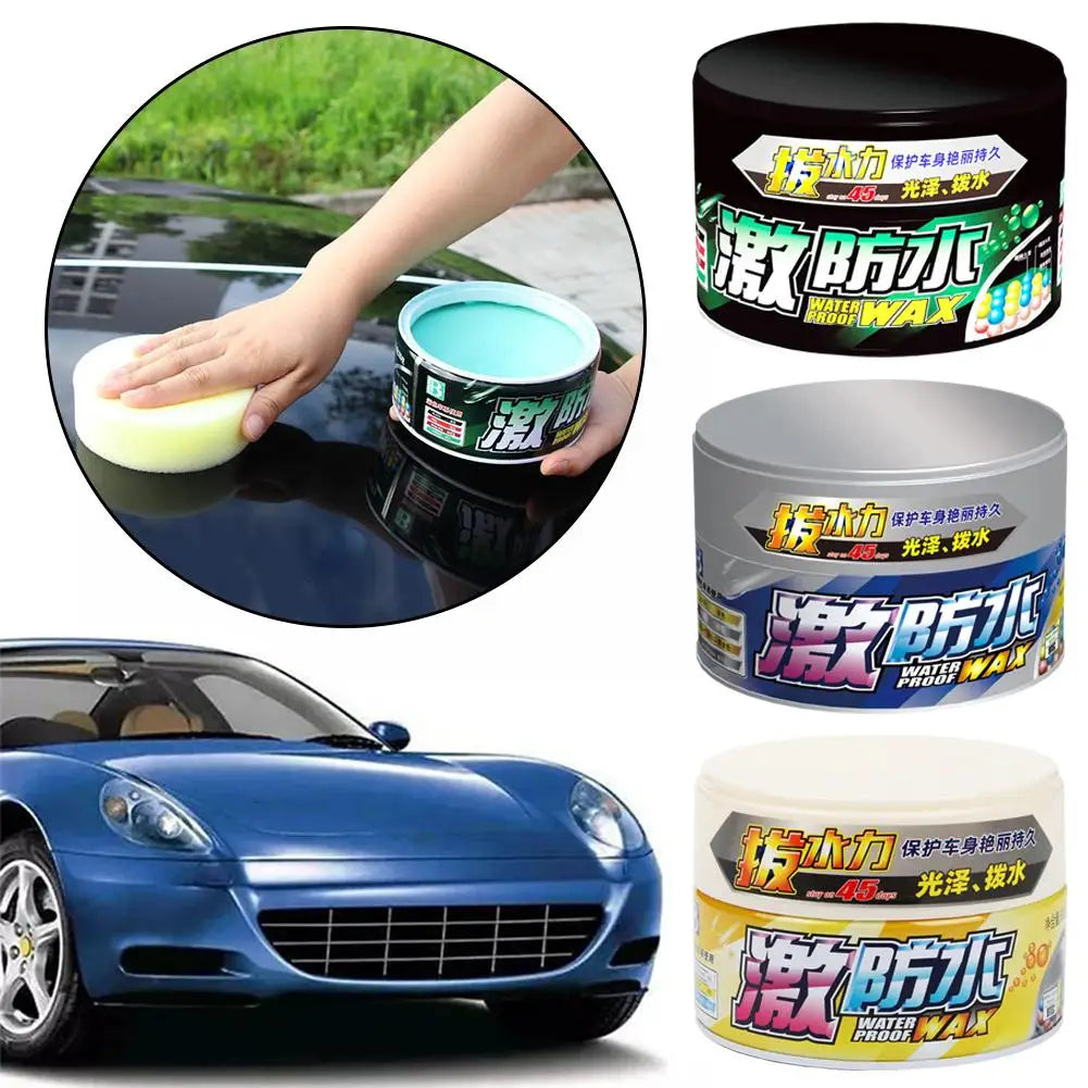 New Soft 99 Waterproof Coated Solid Wax Water Block Wax Accessories Car Wax Cleaning W65 Waterproof Car Oasis Select