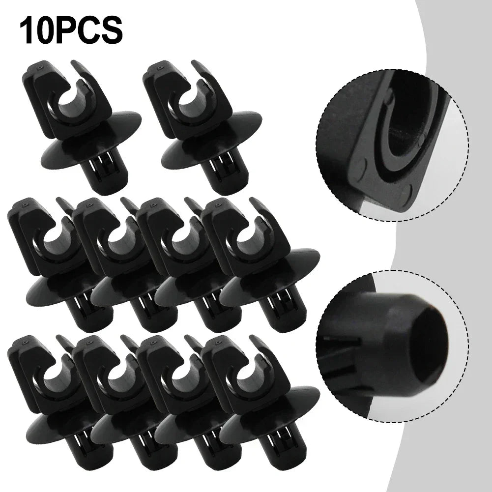 Brake Line Fixing Clips Size As Shows Rear Brake Hose Clips Secure And Reliable Nylon Material Perfect Fit Long-lasting Oasis Select