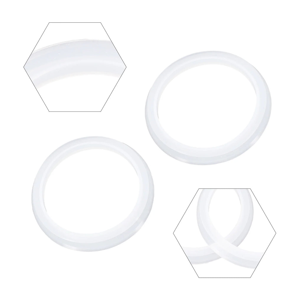 2pcs Silicone Ring Gasket Replacement Anti-leakage Seal Washer Gasket Bathtub Sink Pop-Up Cap Washer Seal Bath Accesories Oasis Select