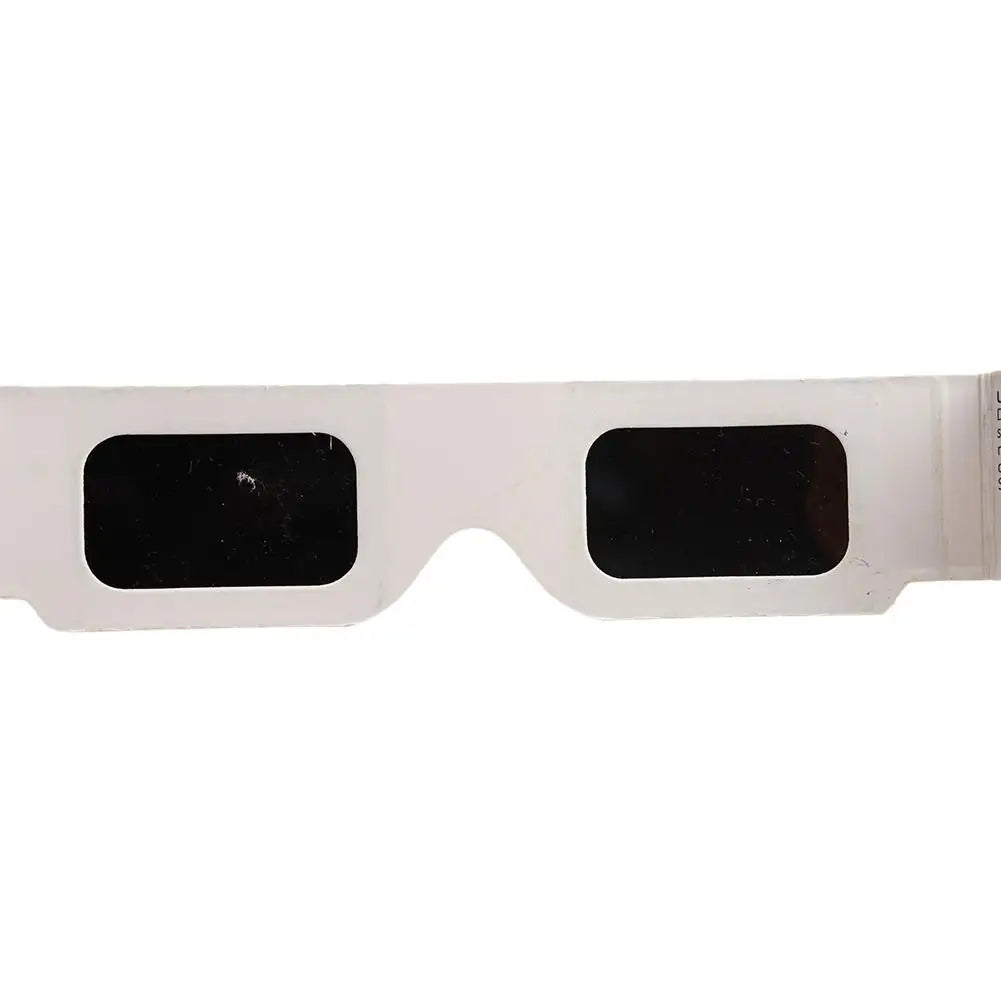 5/20pcs Paper Solar Eclipse Glasses Anti-uv Viewing Glasses Safe Shades Observation Solar Glasses Protect Eyes Random Color Oasis Select