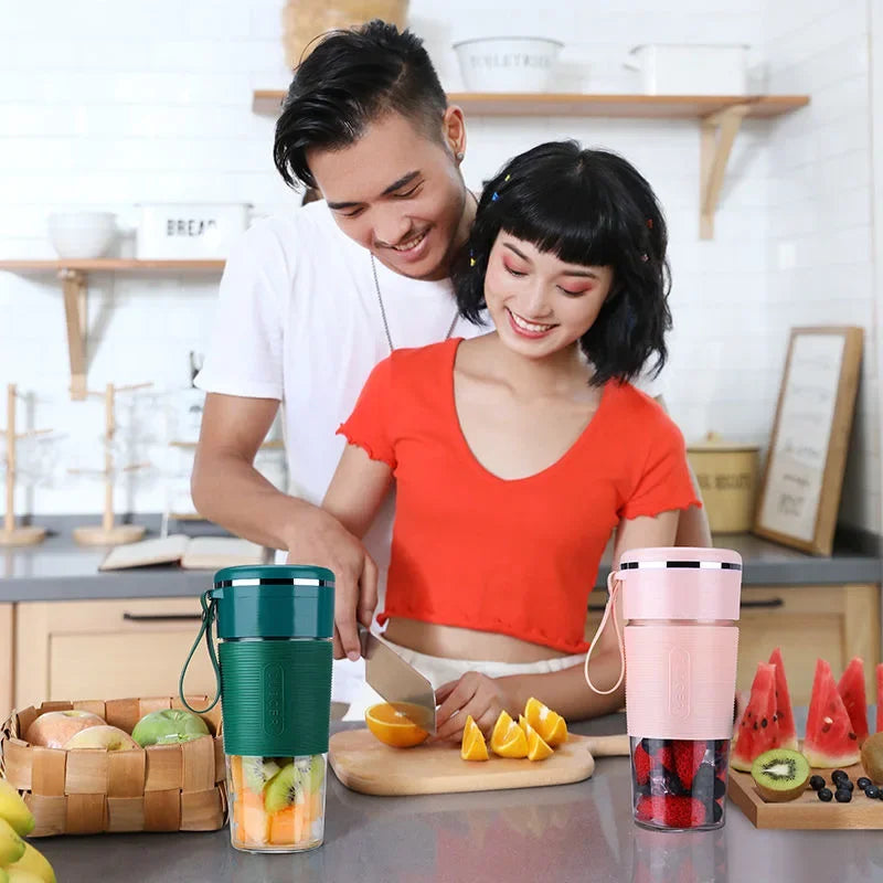 Portable Juicer Usb Rechargeable Wireless Mini Smoothie Blender Mixer Fruit Juice Maker Electric Juicer Machine Glass Cup Oasis Select