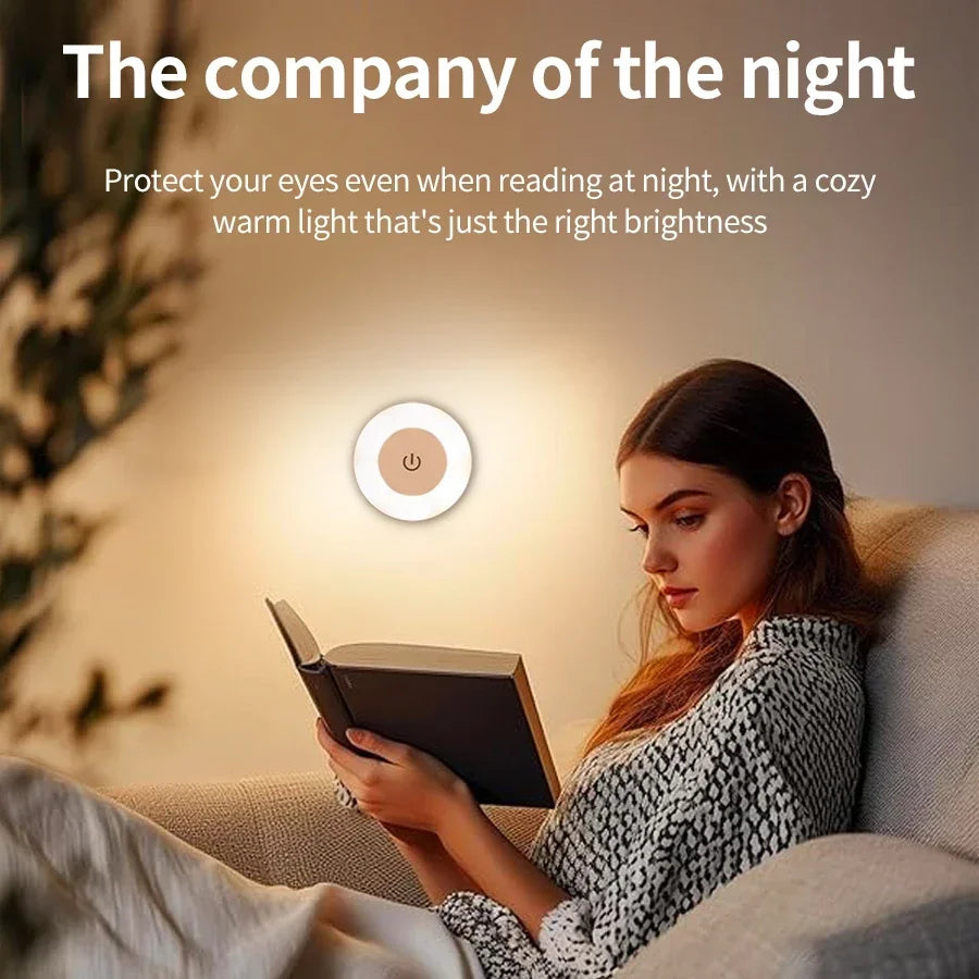 Wireless Rechargeable LED Night Light | Touch Sensor Wall Lamp LED Night Light Oasis Select