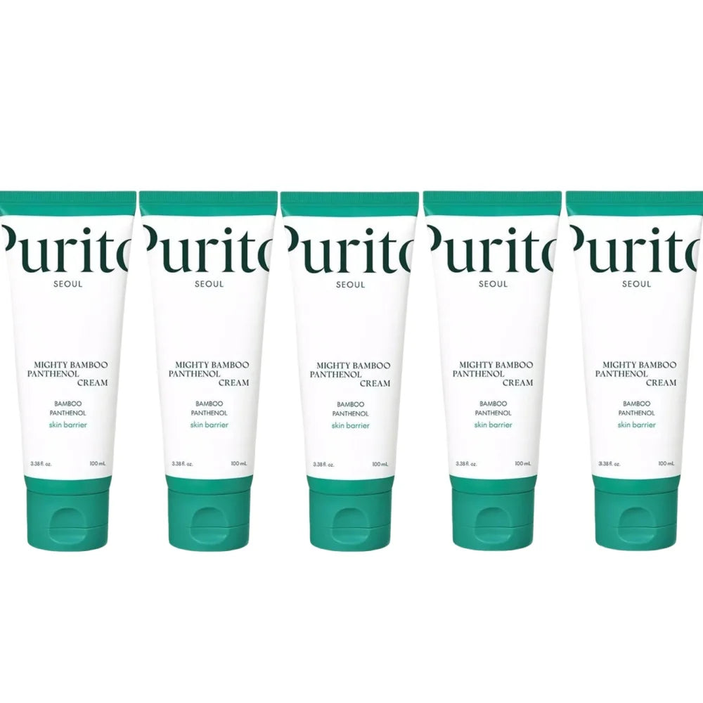 Korean Purito Bamboo Essence Cream Moisturizing And Nourishing Repair Skin Reduce Fine Lines And Wrinkles 100ml Oasis Select 5 PCS
