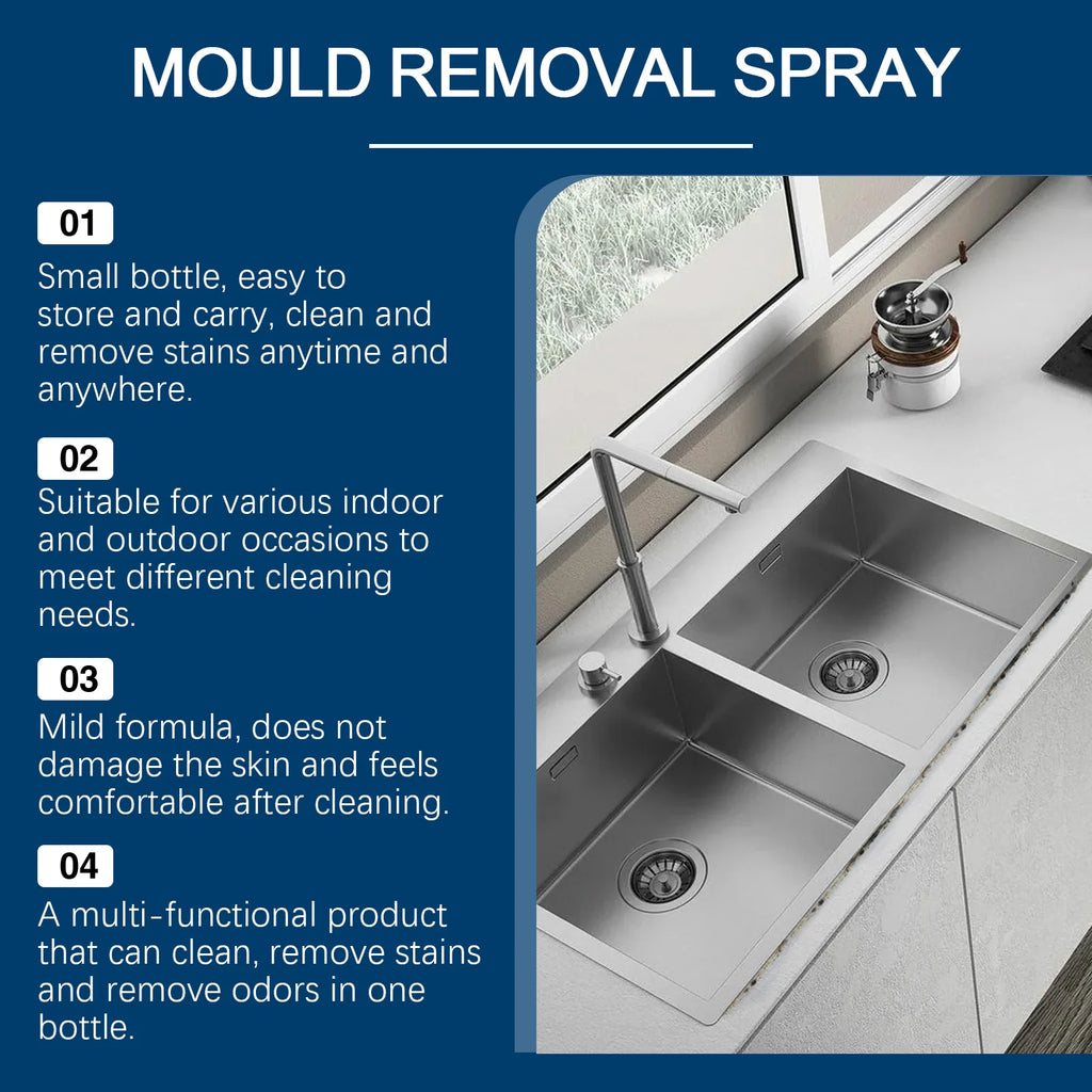 Mildew Removal Spray – Tiles, Bathtubs & Mould Cleaner 60ml Mould Removal Spray Oasis Select