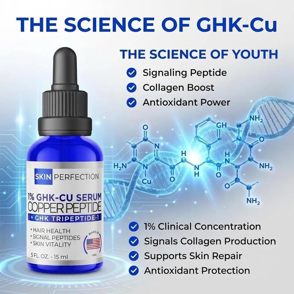 GHK-Cu Facial Serum – Deep Hydration & Skin Repair, 15ml Facial Serum Oasis Select